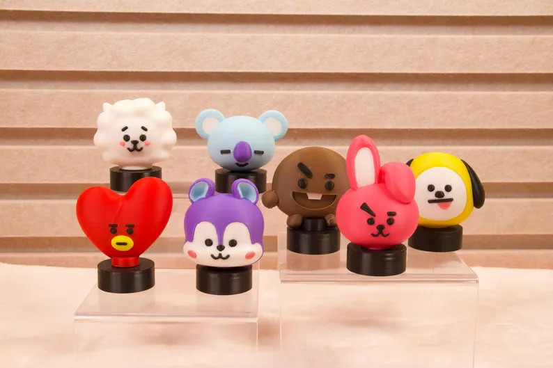 BTS Lightstick Topper BT21 Characters | Etsy (Global)