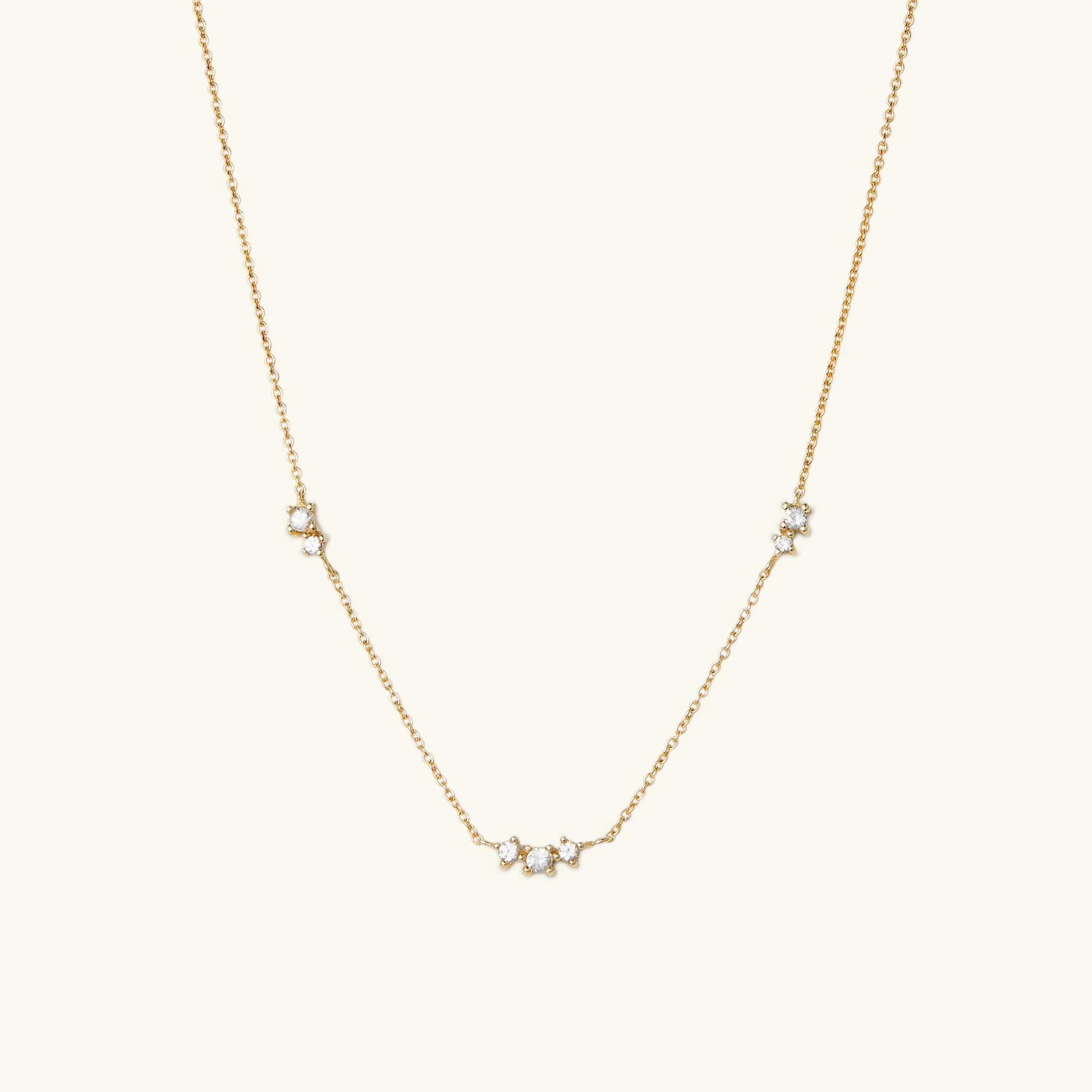 Floating Sapphire Necklace | Mejuri Fine Crew