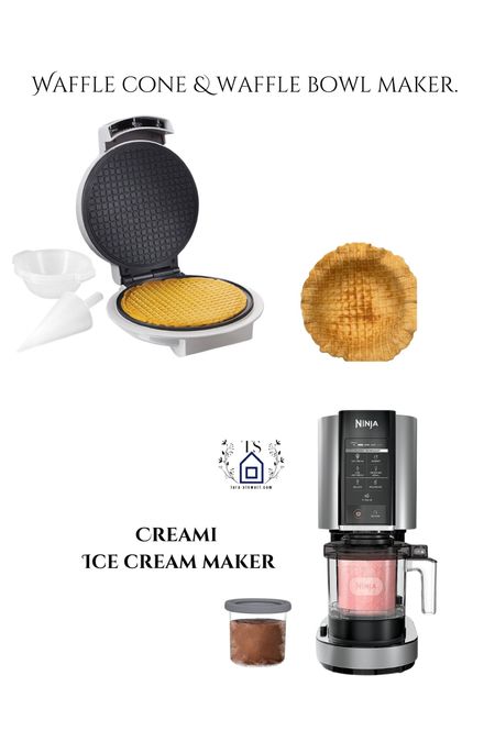 How fun is this waffle cone and bowl maker? If you love ice cream, this takes it to another level! We use our Ninja Creami to make ice cream every night  

#LTKGiftGuide #LTKfamily #LTKhome
