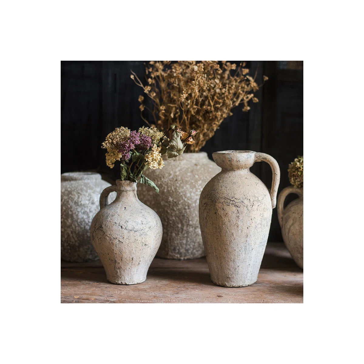Remie Handmade Cement Table Vase | Wayfair North America
