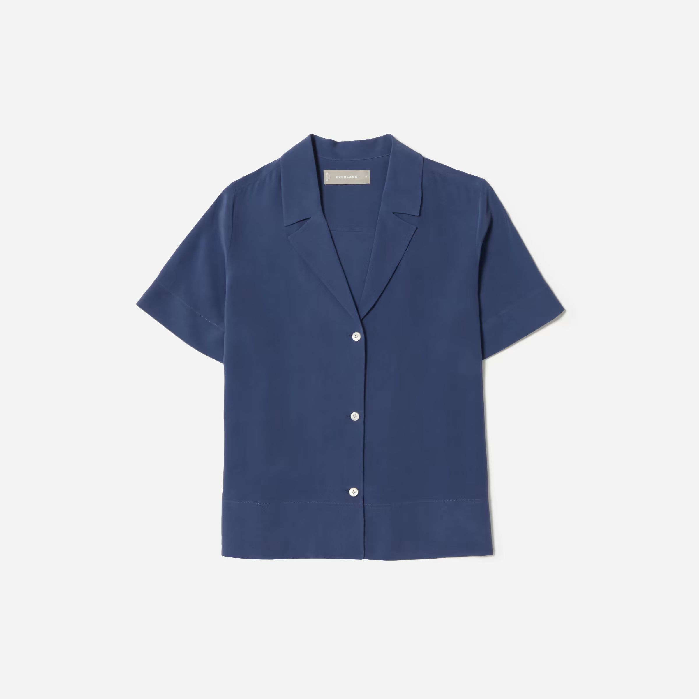 The Clean Silk Short-Sleeve Notch Shirt | Everlane