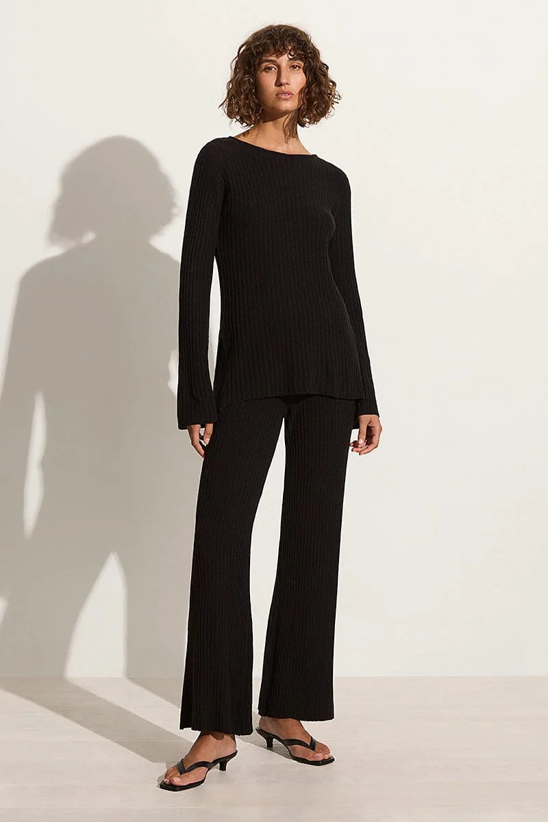 Santi Pant Black | Faithfull (AU)