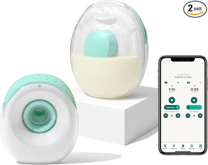 Willow Go - Hands Free Breast Pump - Wearable Breastfeeding Pump - Portable, Electric, Cordless, ... | Amazon (US)