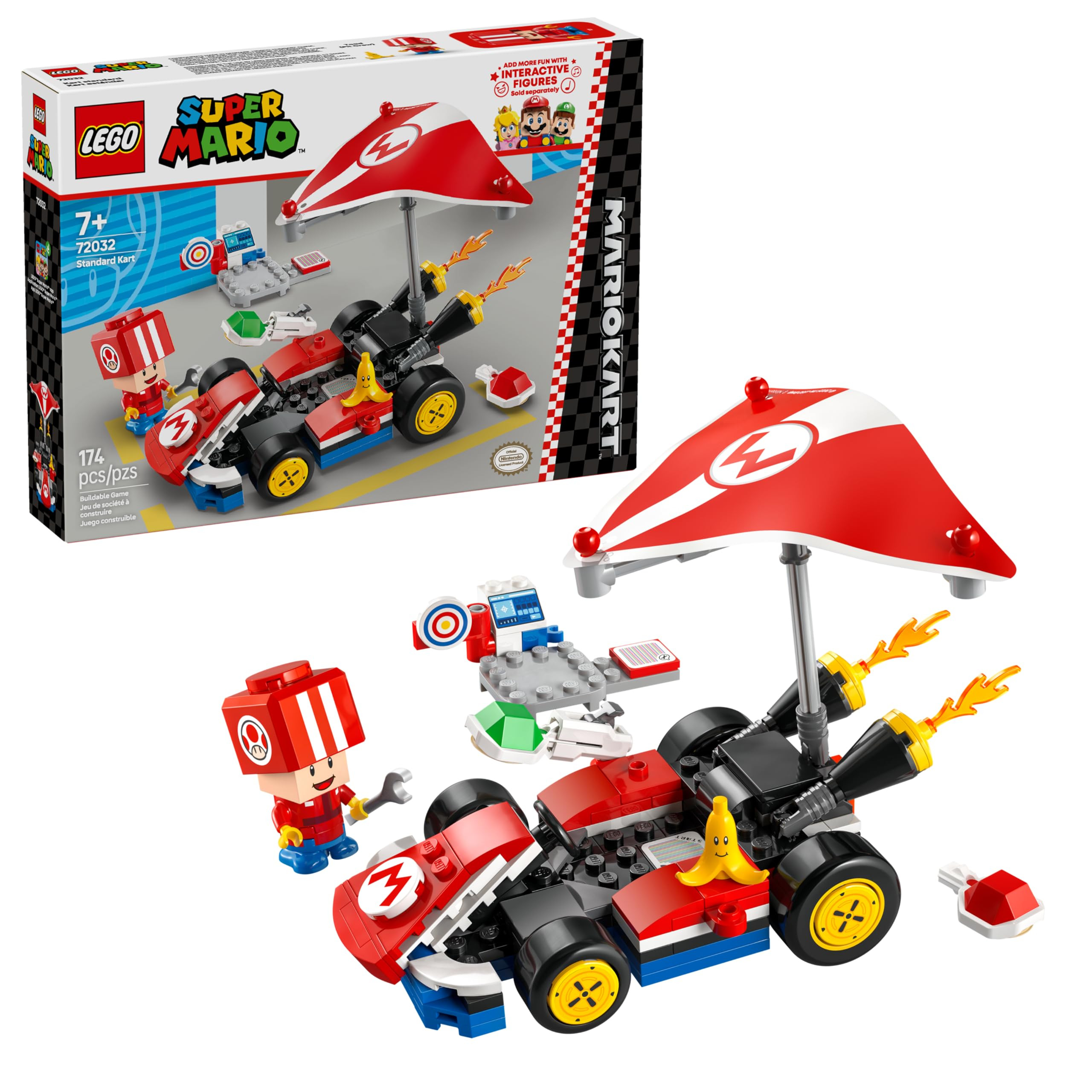 LEGO Super Mario: Mario Kart Standard Kit - Collectible Toy Building Set for Kids, Boys and Girls... | Amazon (US)