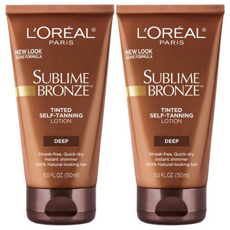 L Oreal Paris Skin Care Sublime Bronze Tinted Self-Tanning Lotion 5 Fl Oz (Pack of 2) | Walmart (US)