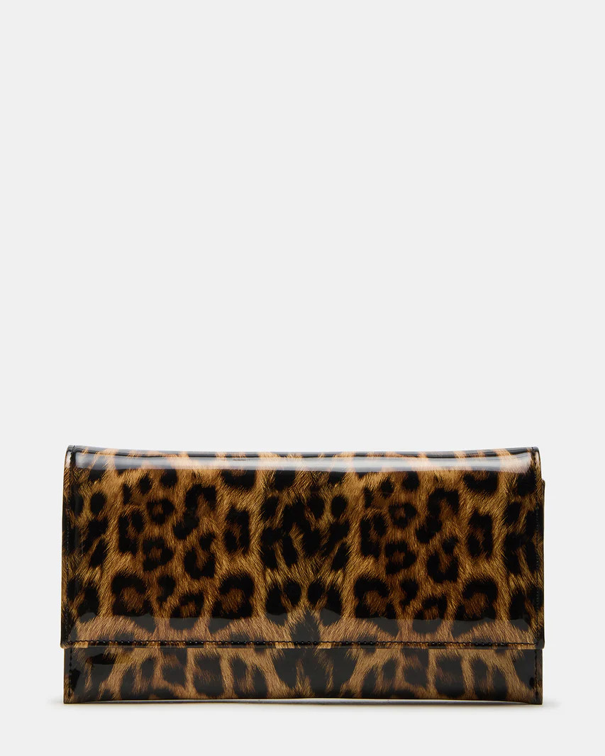 JULIANA Bag Leopard Patent Crossbody Clutch Handbag | Steve Madden (US)