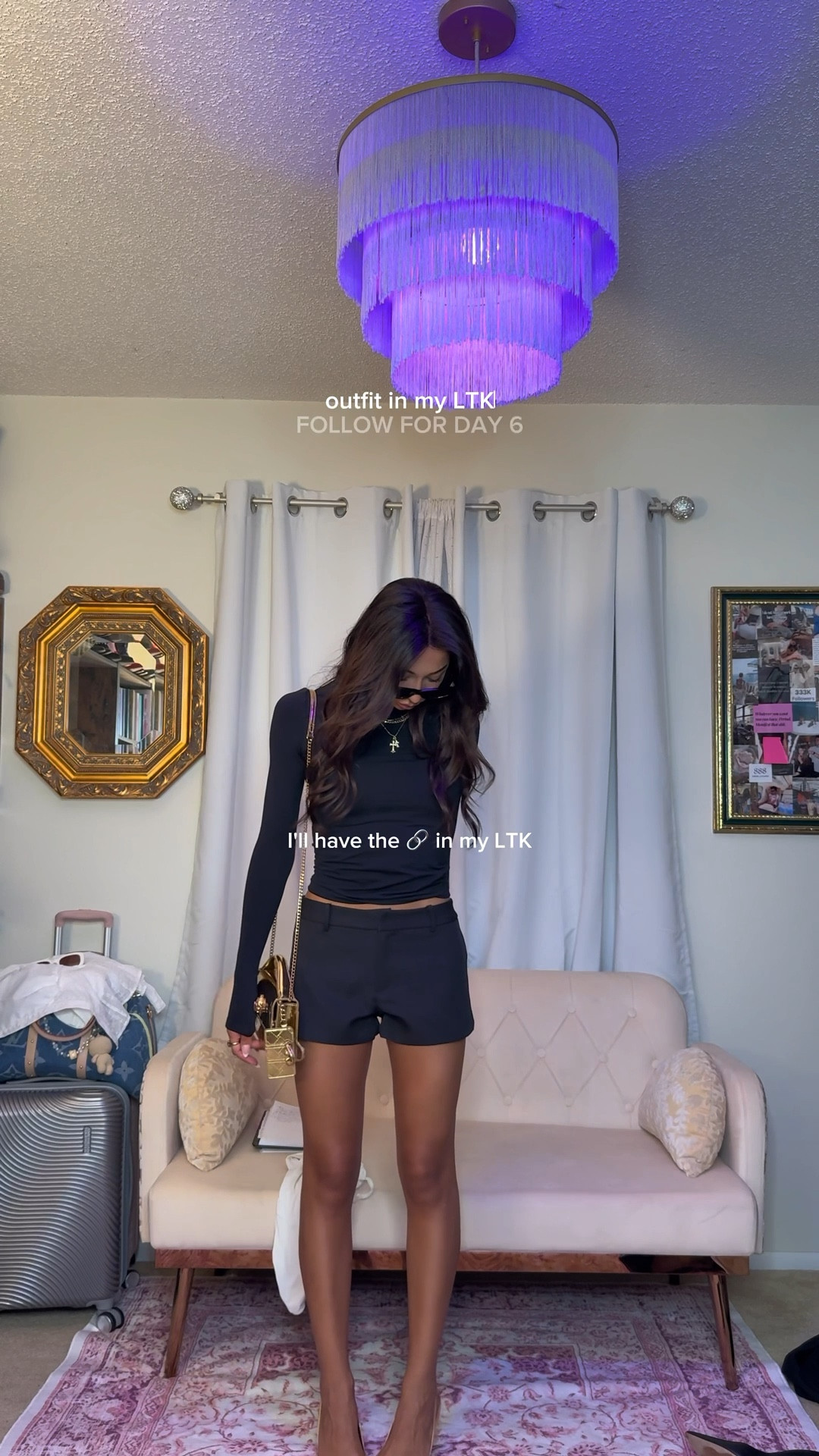 30 Days of Outfits: Day 5! 🪩🍸⭐️ all black outfit for the clubbbb 

|| club look, night out look, club outfit 