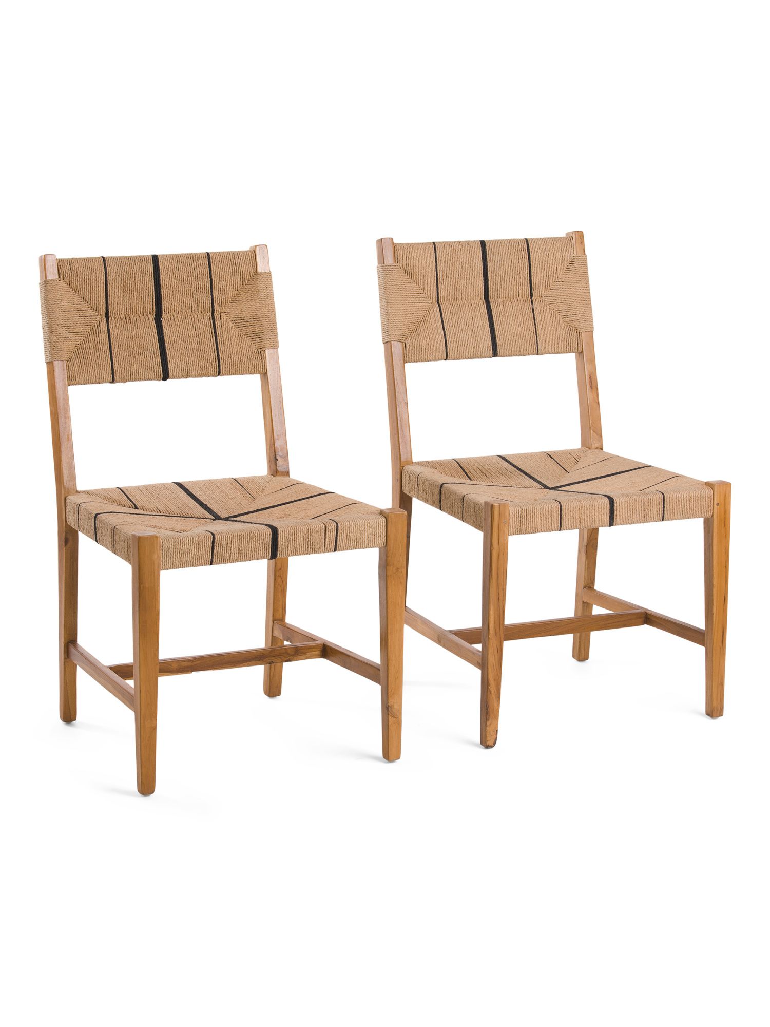 Set Of 2 Striped Dining Chairs | The Global Decor Shop | Marshalls | Marshalls