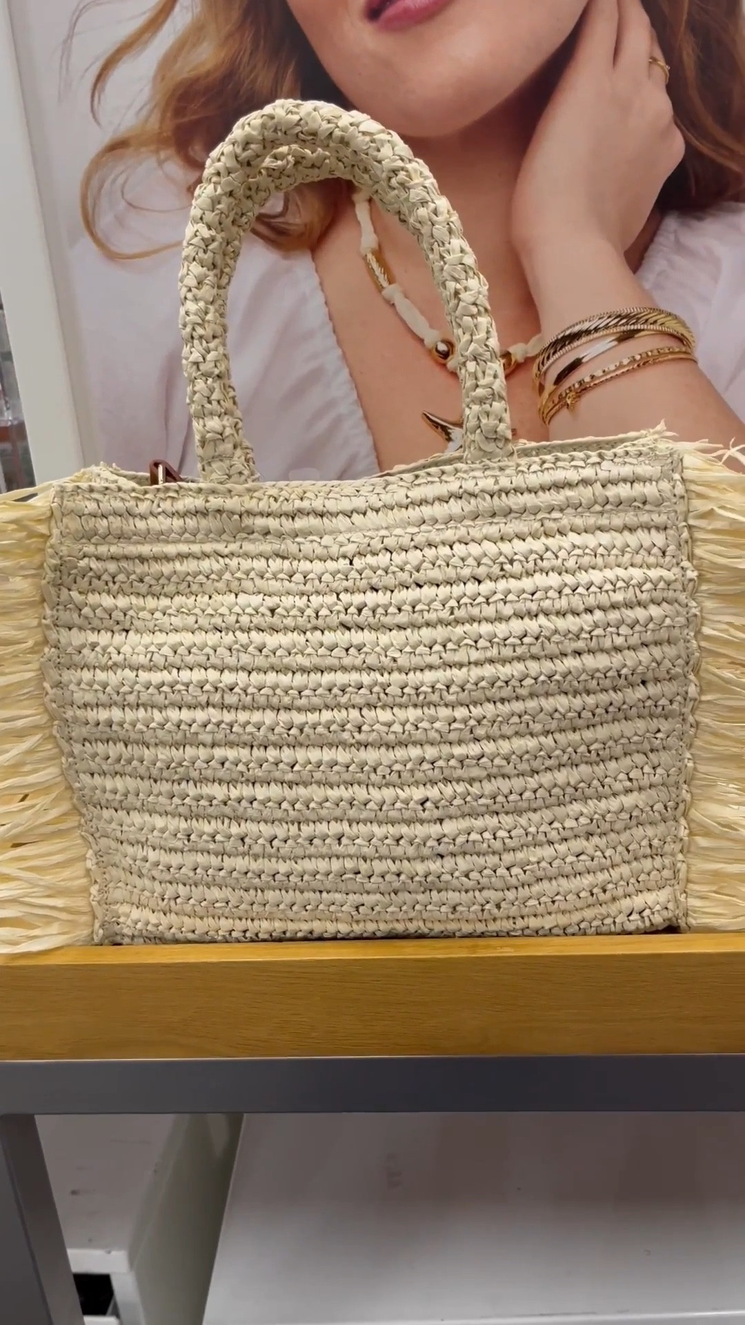 This is a super cute straw crossbody tote bag @Target 

Bachelorette party, summer bags, bachelorette weekend, honeymoon packing, beach wedding, destination wedding, bachelorette accessories, vacation packing, resort 2026.

#LTKWedding #LTKSeasonal #LTKTravel