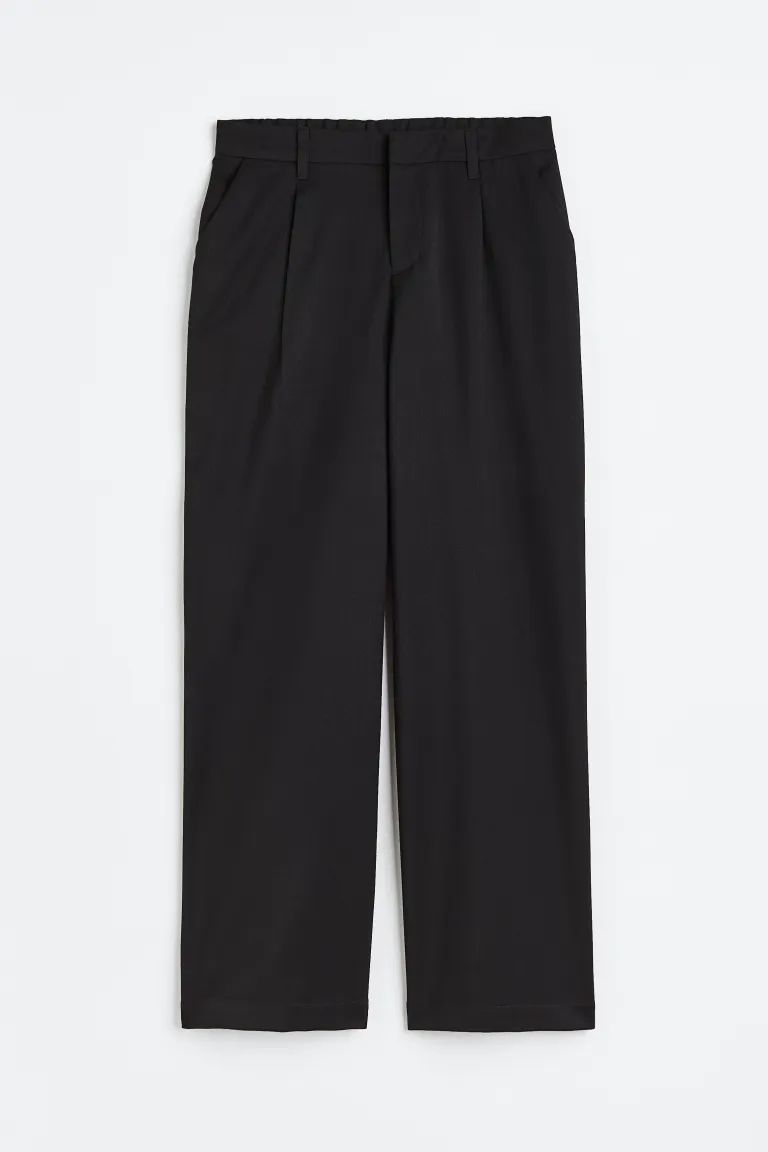 Pantalon habillé - Noir - FEMME | H&M FR | H&M (FR & ES & IT)
