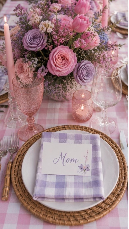 Mother’s Day Brunch Table Decor // Hosting // Table decor // Pastel Table Decor // Gingham

#LTKMothersDay #LTKHome