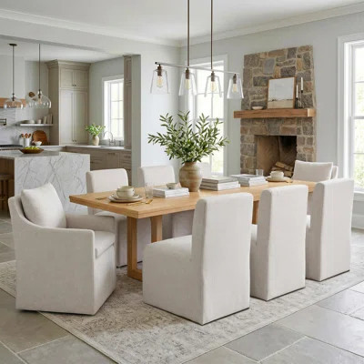 Ritney Modern Upholstered Fabric Dining Chair | Wayfair North America
