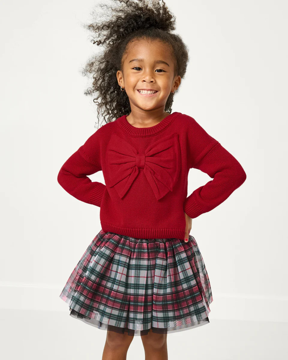 Holly Plaid Tutu Skirt | Little Sleepies