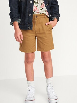 Built-In Flex Straight Twill Shorts for Boys (Above Knee) | Old Navy (US)