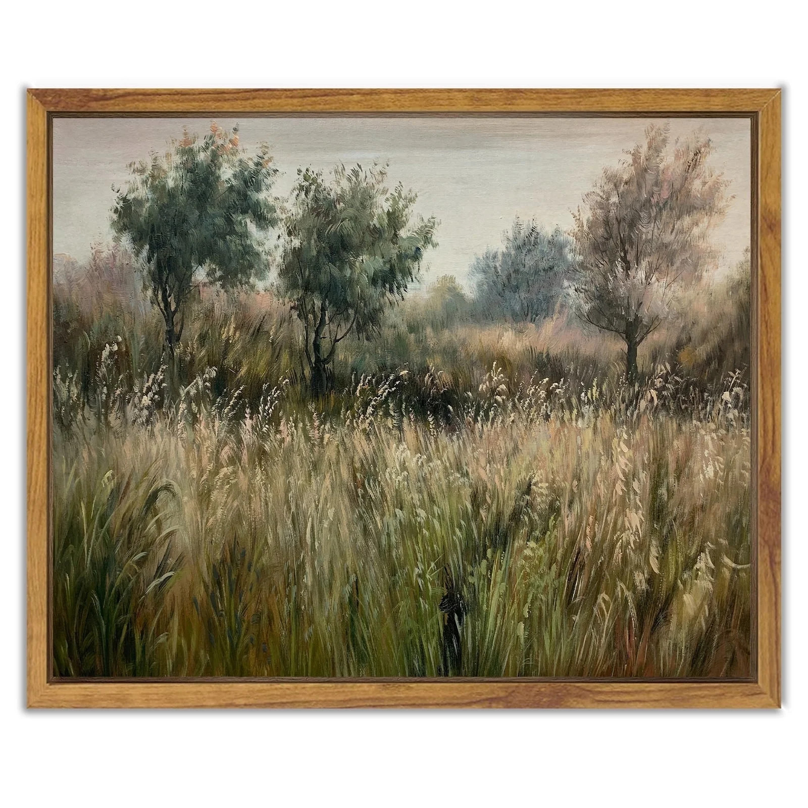 Drsoum Landscape Wall Art Vintage Classical Wilderness Painting Hallway Decor - 8x10inNatural Fra... | Walmart (US)