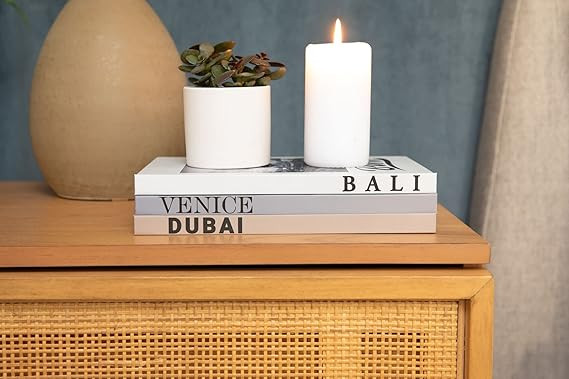 Set of 3 Decorative Books for Home Decor - Coffee Table Decoration Books - Best Display Books - B... | Amazon (US)