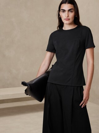 Ponte Bustier Top | Banana Republic Factory