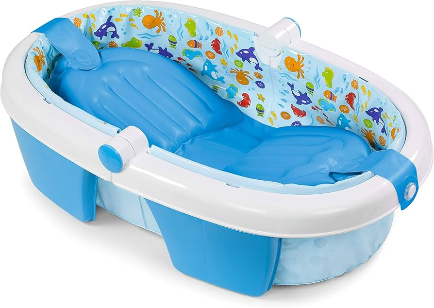 Amazon.com: Summer Foldaway Baby Bath - Convenient Baby Bathtub that Compactly Folds for Easy Sto... | Amazon (US)
