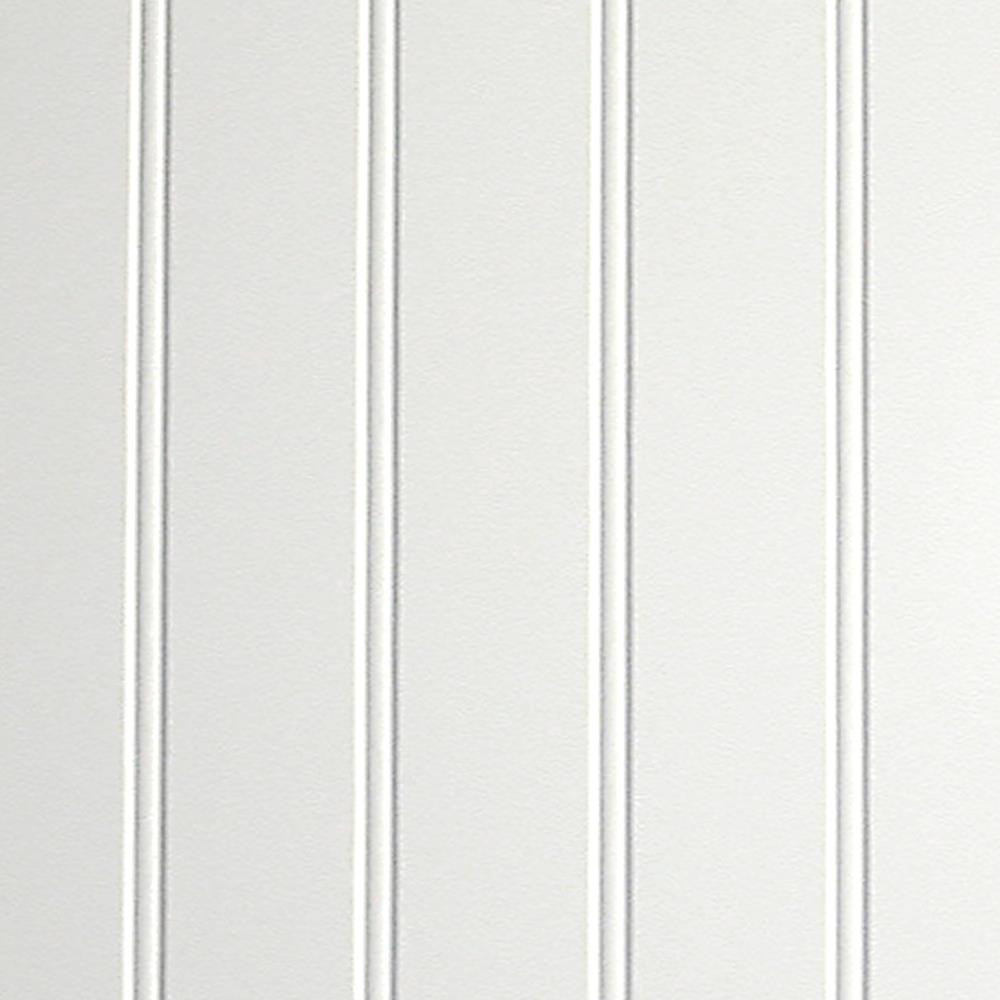 Style Selections Beaded White Hardboard Wall Panel | Lowe's