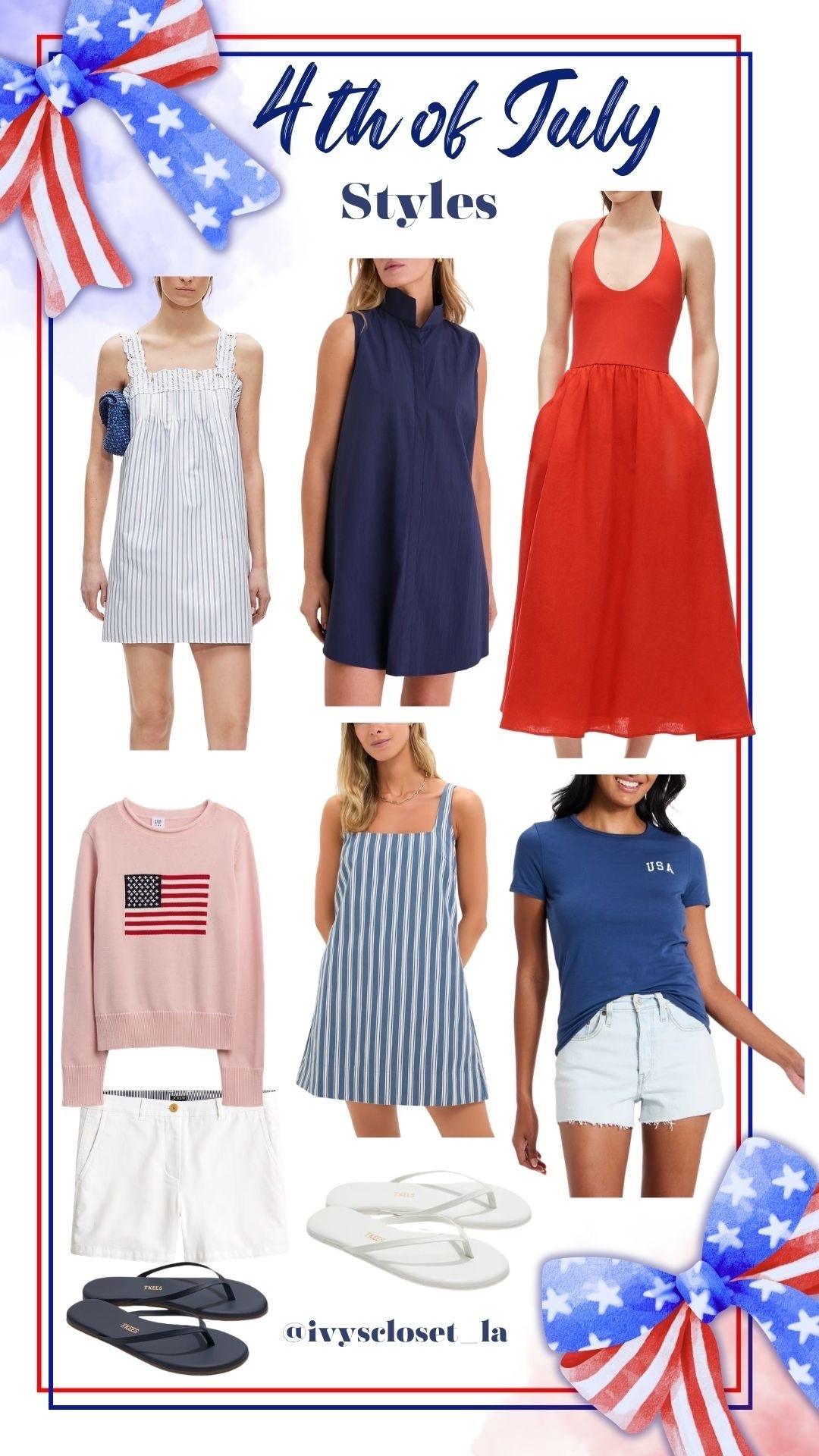 4th of July outfits

#LTKSeasonal #LTKTravel #LTKSaleAlert