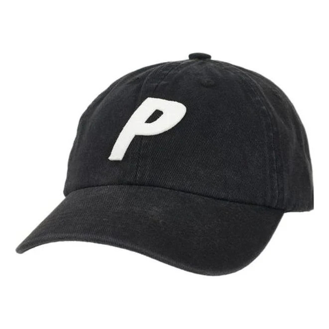Palace Washed Twill P 6-Panel 'Black' | KICKS CREW