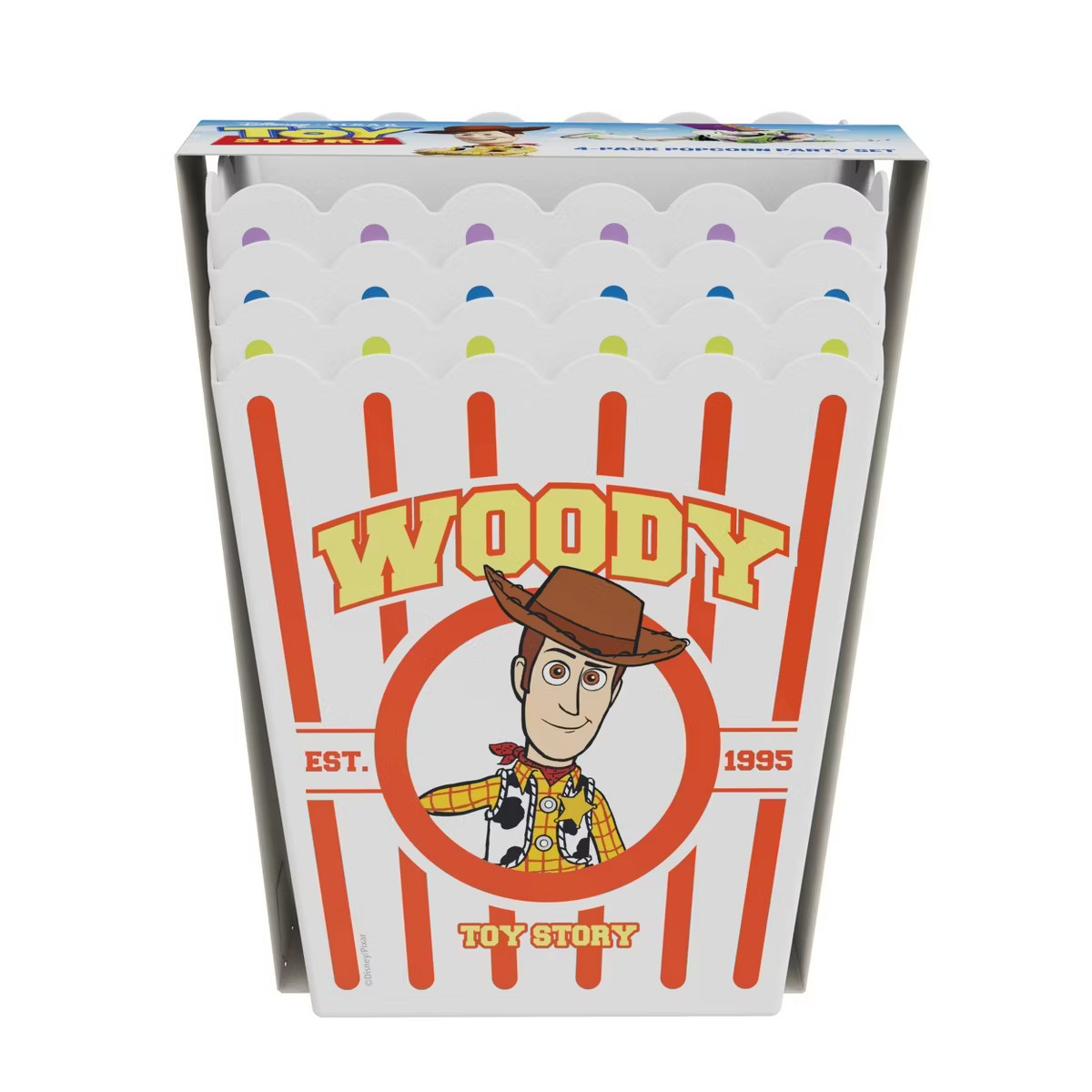 Zak Designs Disney Toy Story 4pk 50oz Mixed Popcorn Bucket Set | Target