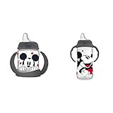 NUK Disney Learner Sippy Cup, Mickey Mouse, 5 Oz 1Pack with NUK Disney Large Learner Sippy Cup, Mick | Amazon (US)