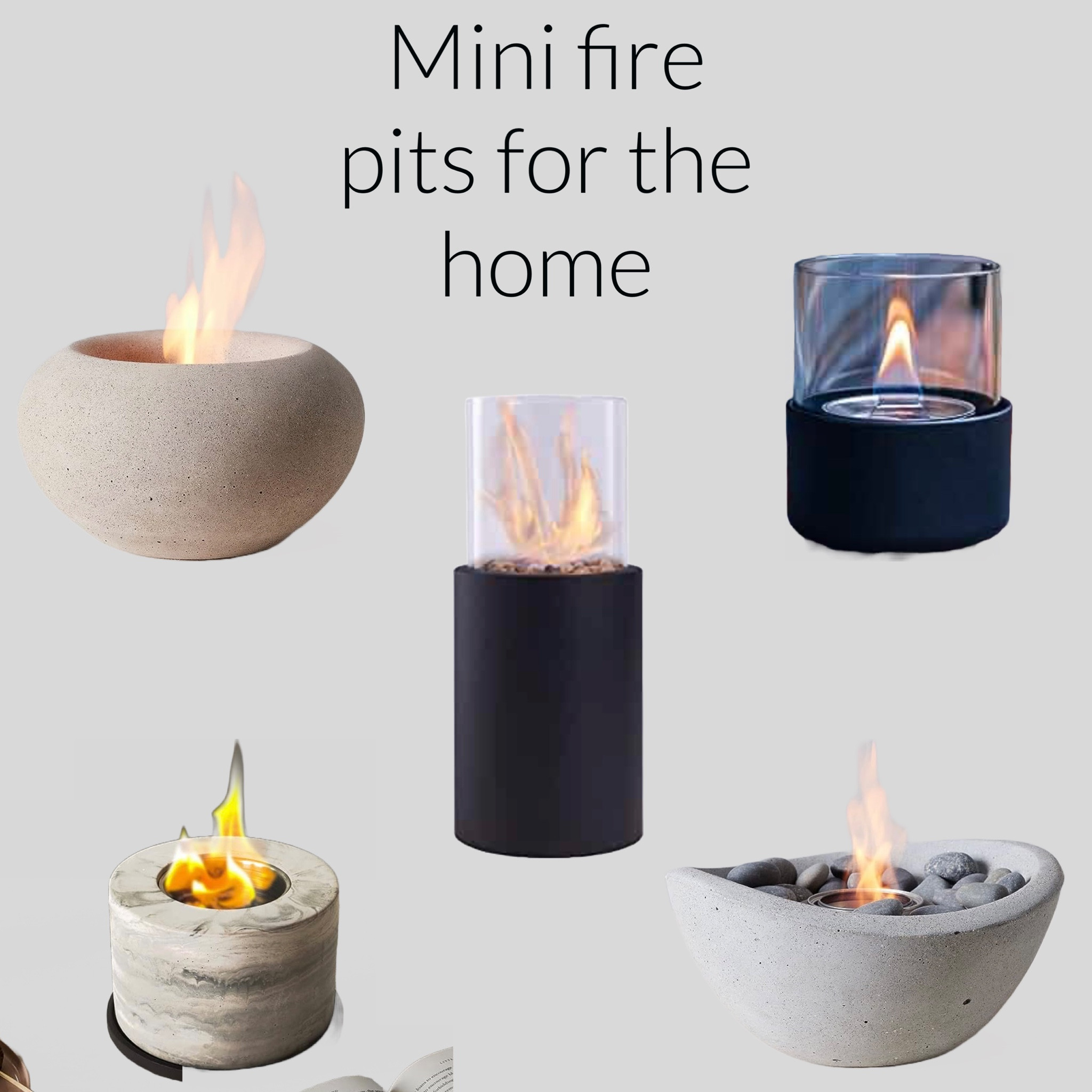 Mini fire pits, great for any table decoration indoor and outdoor #dining #patio #kitchen #livingroom

#LTKunder100 #LTKhome #LTKFind