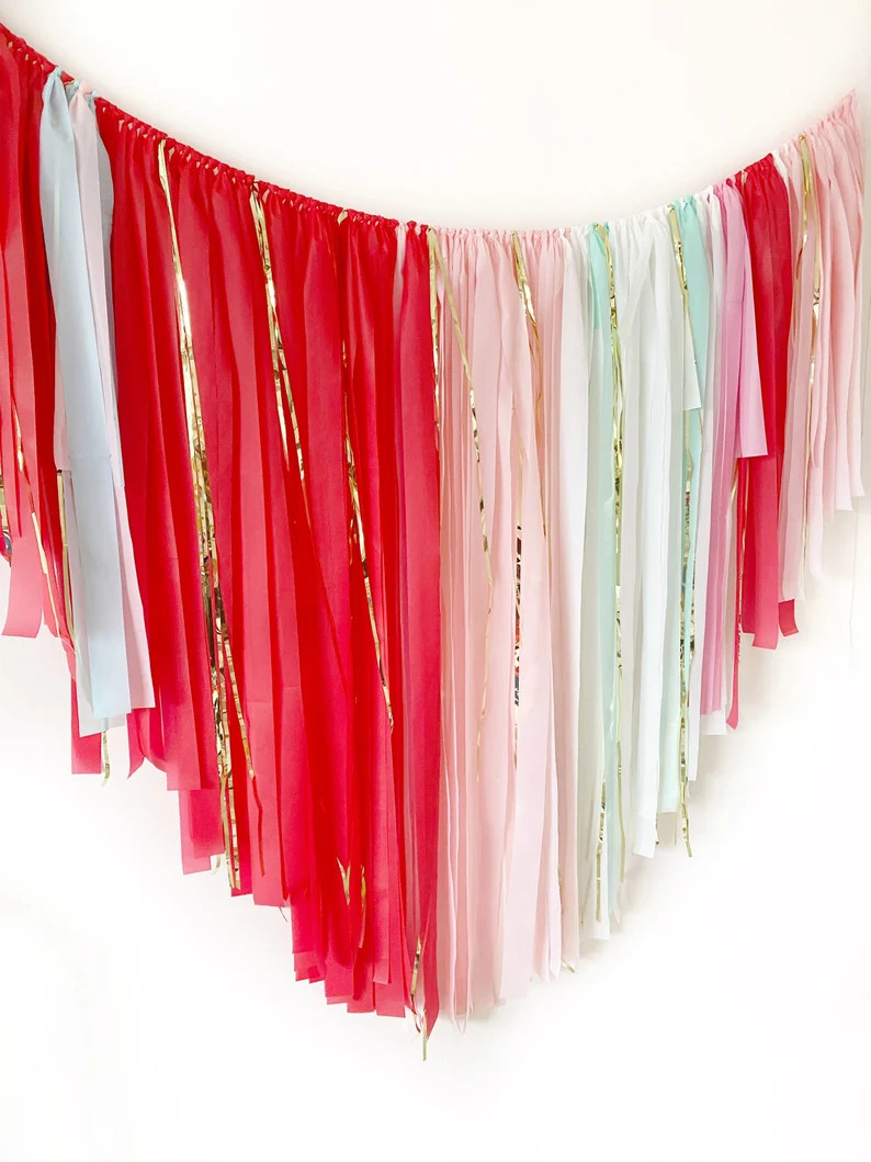 Holidays Backdrop Fringes/plastic Streamers/christmas Backdrop - Etsy | Etsy (US)