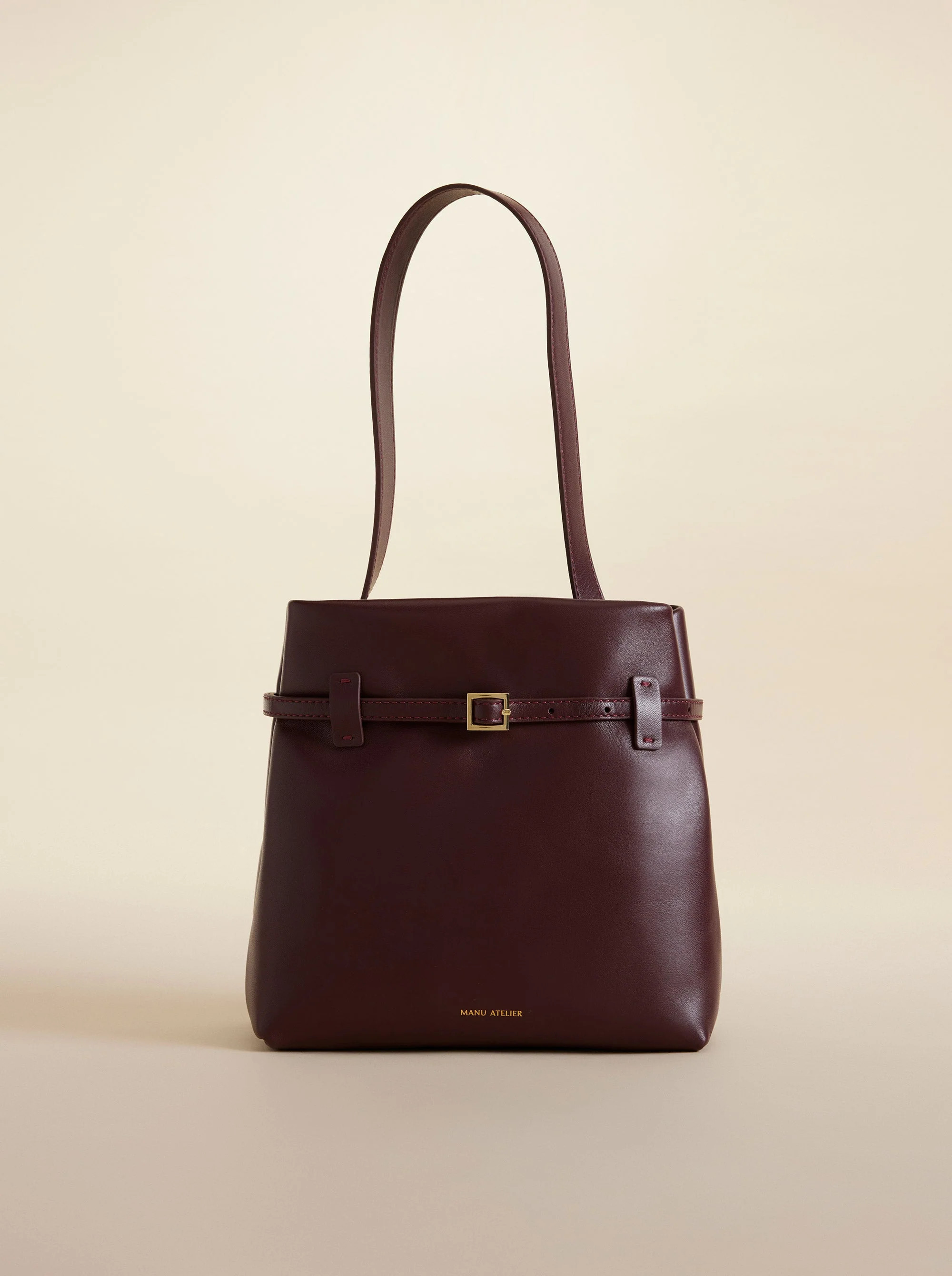 Mini Tote du Jour Merlot Soft | Manu Atelier