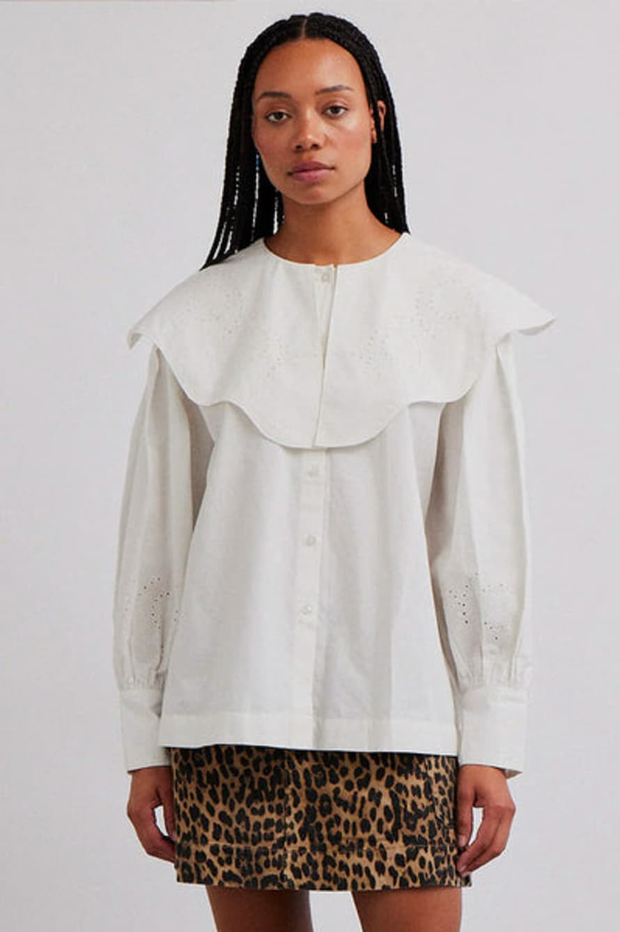 Damson Madder Romeo White Blouse - Trouva | Trouva (Global)
