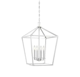 Townsend 4 Light 17" Wide Taper Candle Pendant | Build.com, Inc.