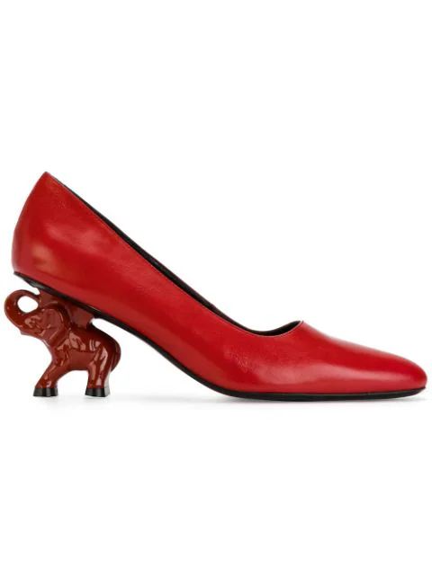 elephant heel pumps | FarFetch US