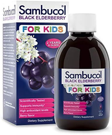 Sambucol Black Elderberry Syrup for Kids, 7.8 Fl Oz (Pack of 1) | Amazon (US)
