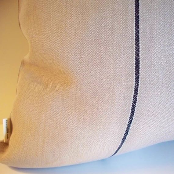 Taupe and Black Pillow Cover Linen Pillow Neutral Pillow | Etsy | Etsy (US)