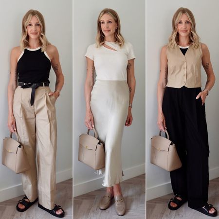 Summer workwear office outfits from my 12 piece summer capsule wardrobe workwear collection ✨ 

Don’t forget to check out the other 15 looks I am sharing with you for different ways you can mix and match your wardrobe staples together for work to the weekend! 

#workwear #officeoutfit #capsulewardrobe #capsulewardrobework #summerworkwear 

#LTKSeasonal #LTKstyletip #LTKworkwear