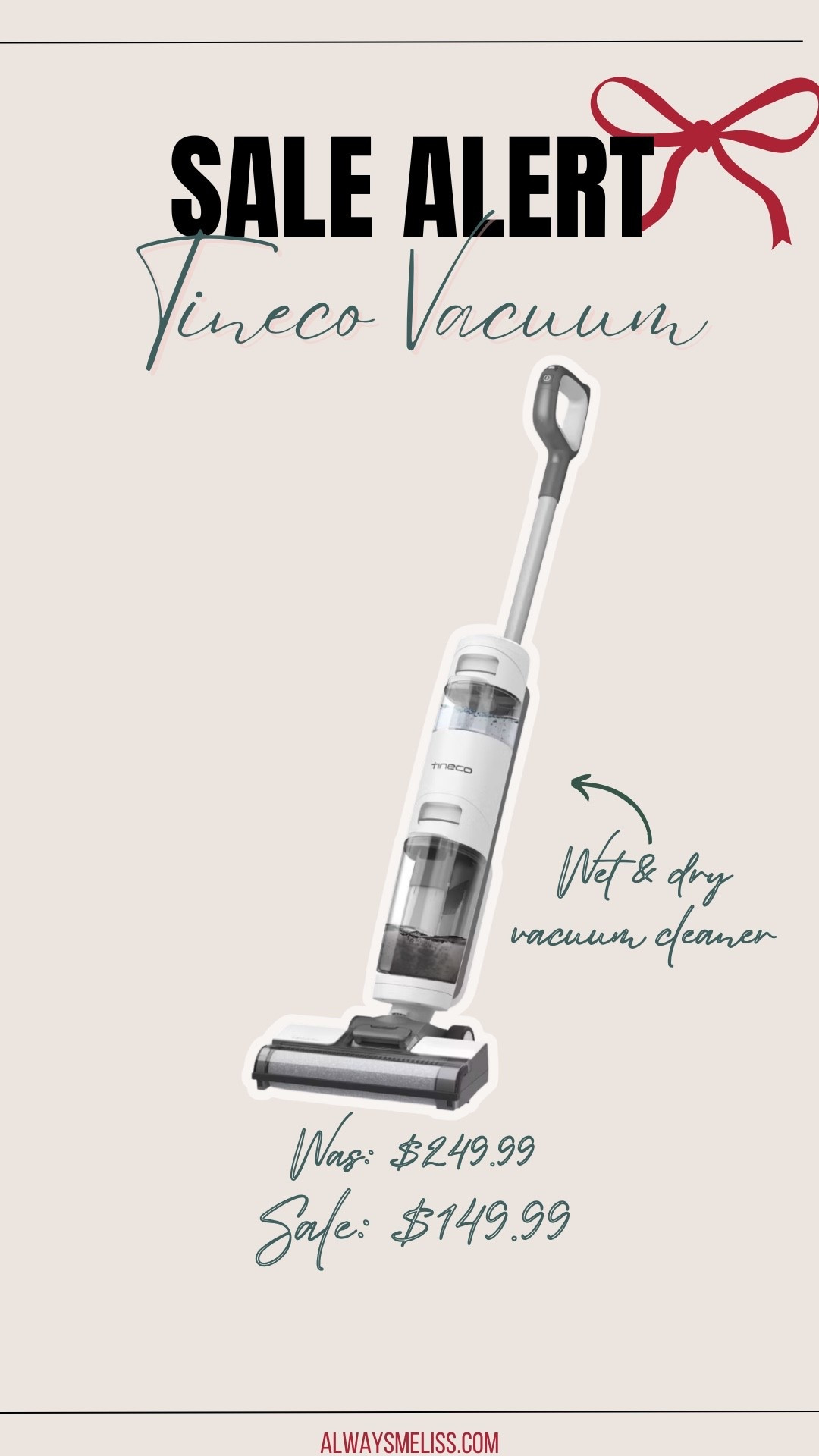 Tineco cordless wet and dry vacuum cleaner is on major sale now!!! A great gift idea for anyone on your list.

Holiday gifts 
Target 
Sale on home finds 

#LTKCyberWeek #LTKHoliday #LTKSaleAlert