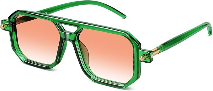 01 Transparent Green/Gradient Orange | Amazon (US)