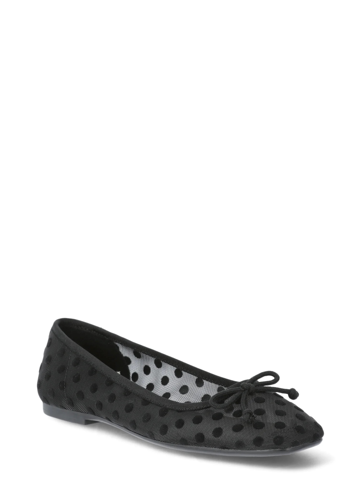 Scoop Women's Square Toe Ballet Flats - Walmart.com | Walmart (US)