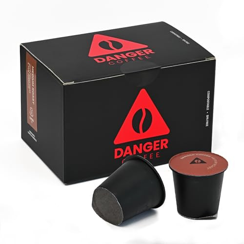 Danger Coffee by Dave Asprey, Remineralized, Mold Free & Lab Tested Compostable Pods | Medium Roast 12 Pods | Amazon (US)