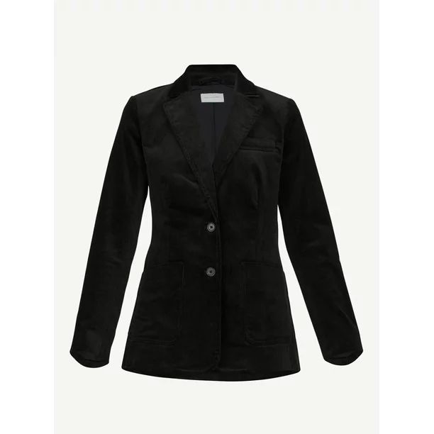 Free Assembly Women's Patch Pocket Corduroy Blazer | Walmart (US)