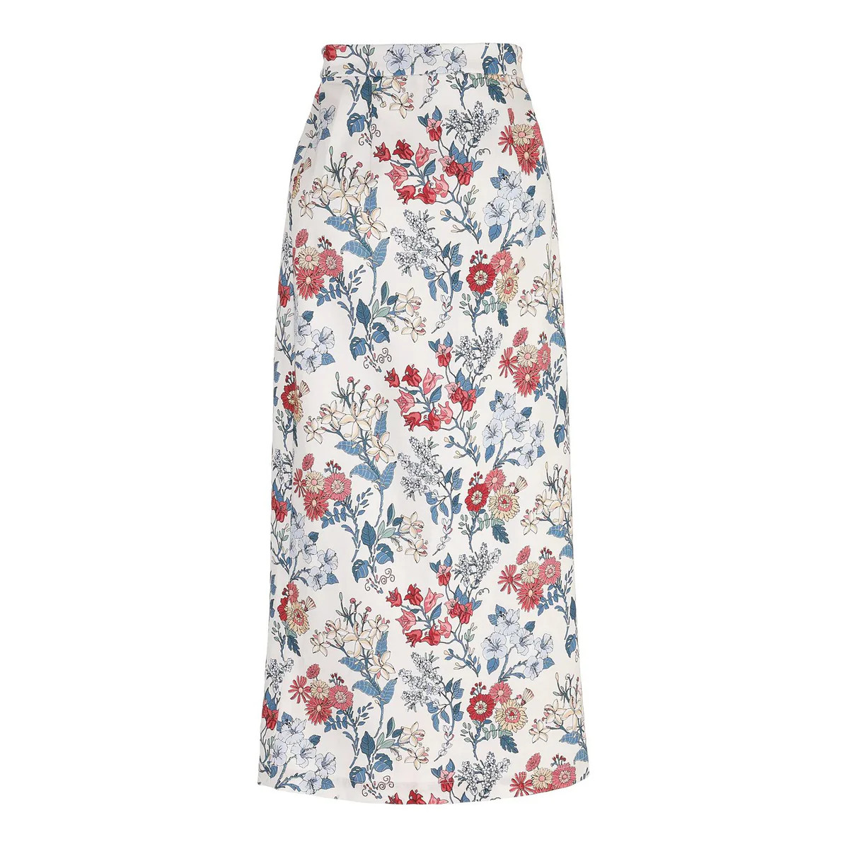 Pencil Skirt in Antique Floral | Over The Moon