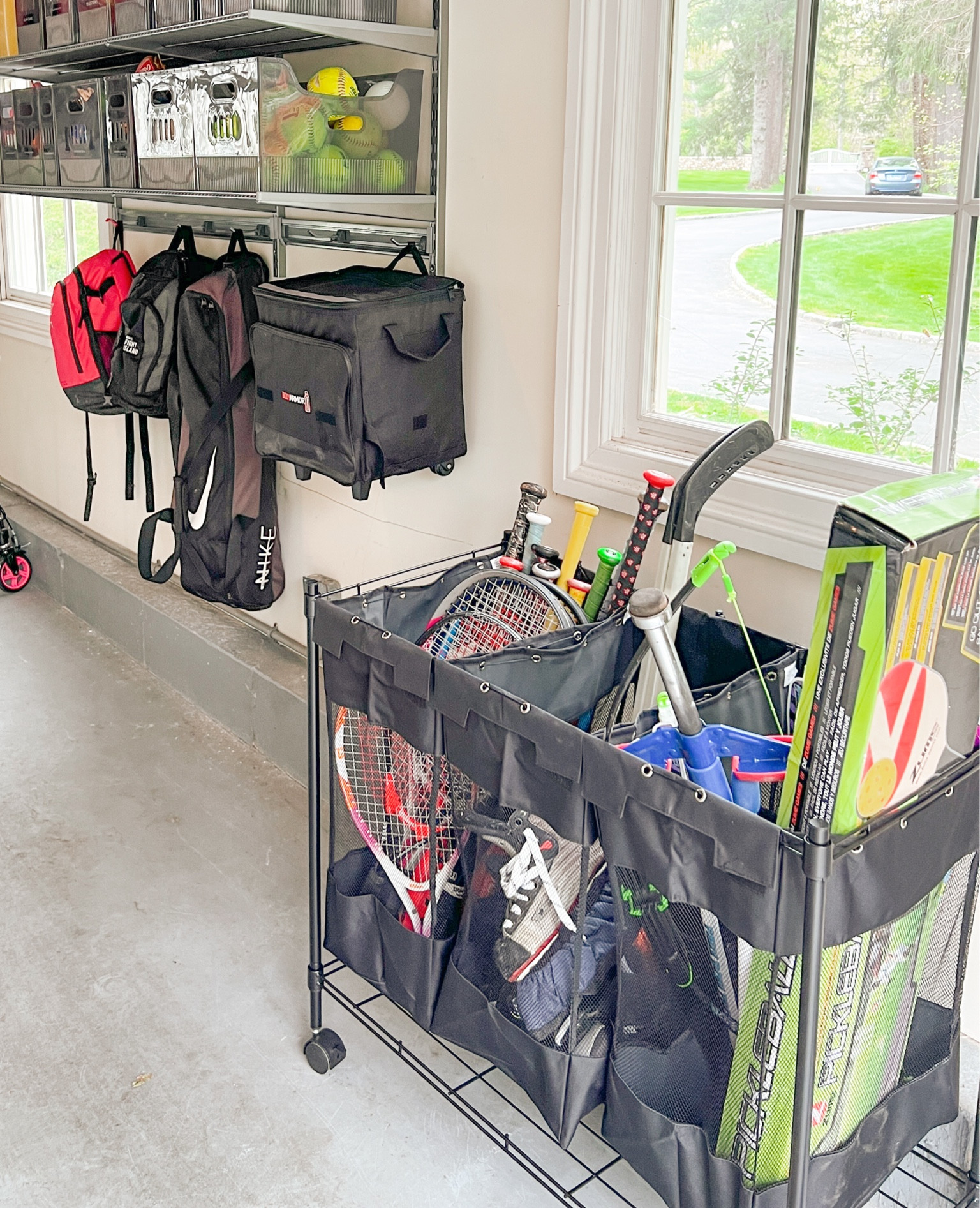 Sports gear organization 🏀🏈🎾