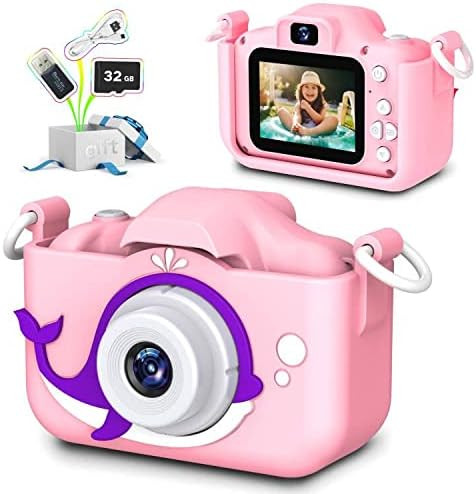 Goopow Kids Camera, Children Digital Video Camera Toys for 3-8 Year Old Girls Birthday Festival Gift | Amazon (US)