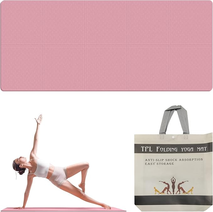 GNCLOUD Exercise Mat 183 x 61cm, Yoga Mats for Women/Man, Non-Slip, Foldable Exercise Mat, Suitab... | Amazon (UK)