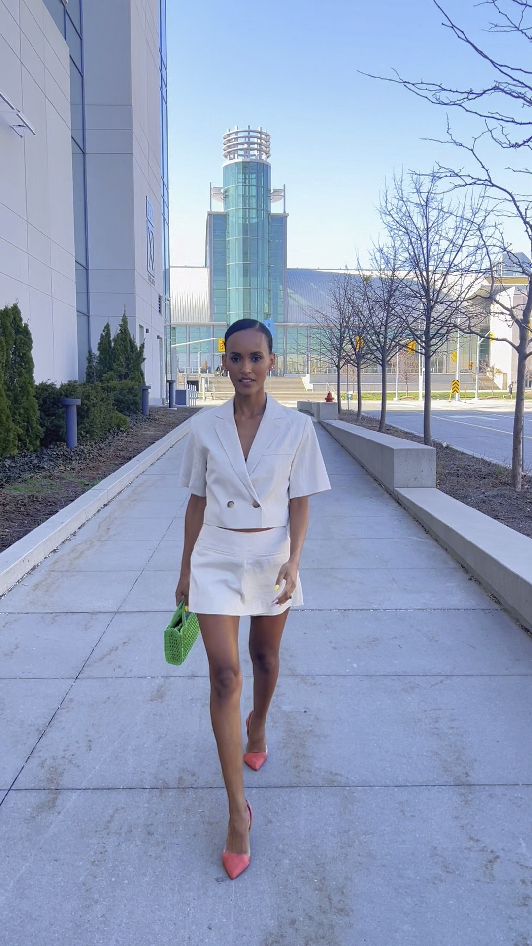 Short suit set, cropped blazer, skirt style 

#LTKstyletip #LTKFind #LTKSeasonal