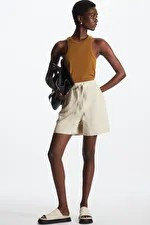 OVERSIZED DRAWSTRING SHORTS - LIGHT BEIGE - Shorts - COS | COS (EU)