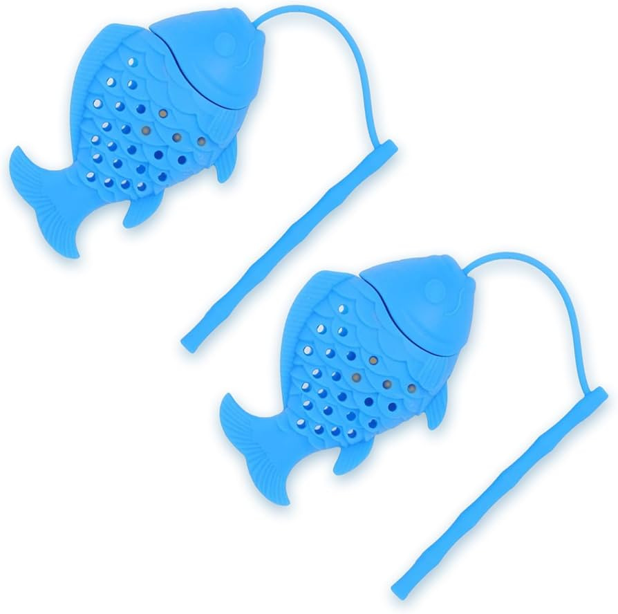 Tea Infuser, 2Pcs Reusable Silicone Tea Infuser for Loose Tea Funny Tea Infuser Cute Animal Silic... | Amazon (US)
