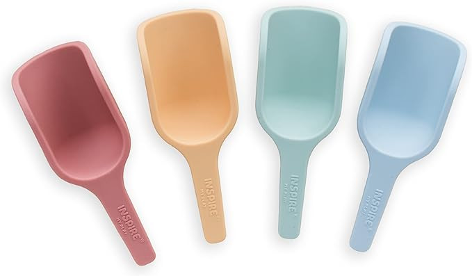 Inspire My Play - 4 x Mini Silicone Scoops - Perfect for Sensory PlayTray - Sensory Bin Accessori... | Amazon (US)