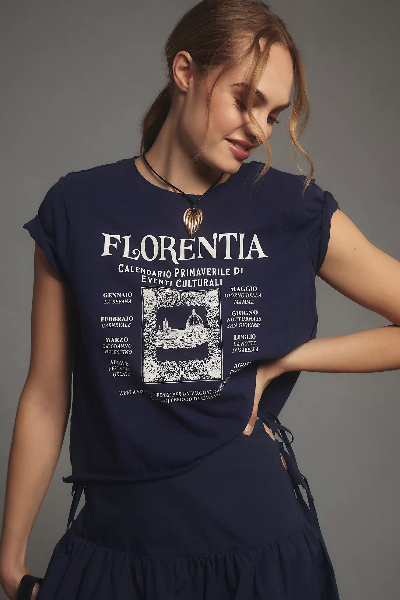 Maeve Florentia Graphic Tee | Anthropologie (US)